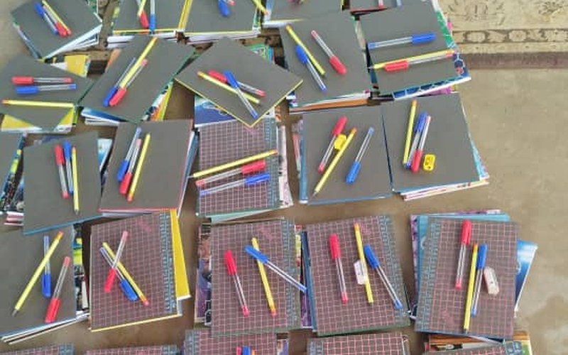 Kits scolaires distribués — Gadar-Peretz