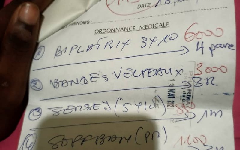 Ordonnance médicale prise en charge — Gadar-Peretz